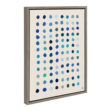 Sylvie Meditation 5 Framed Canvas by Kelly Knaga