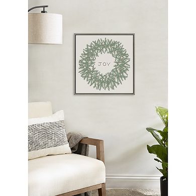 Sylvie Big Wave Framed Canvas by Arm of Casso