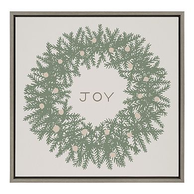 Sylvie Big Wave Framed Canvas by Arm of Casso