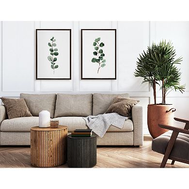 Sylvie Eucalyptus 1a Framed Canvas by Maja Mitrovic of Makes My Day Happy