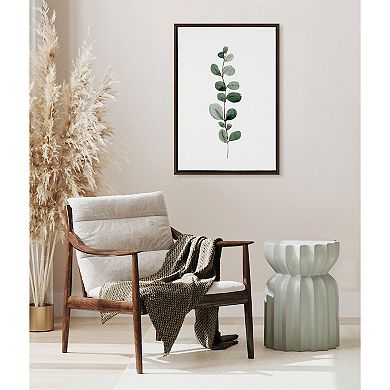 Sylvie Eucalyptus 1a Framed Canvas by Maja Mitrovic of Makes My Day Happy