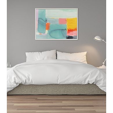 Sylvie United Colors II Framed Canvas by Amy Lighthall