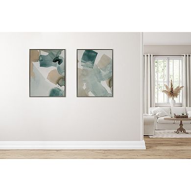 Sylvie Color Exploration II Framed Canvas by Amy Lighthall