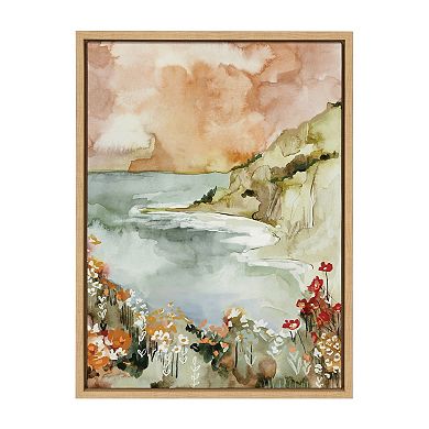 Sylvie Landscape 04 Framed Canvas by Annie Quigley
