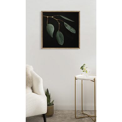 Sylvie Eucalyptus Leaves Framed Canvas by Alicia Abla