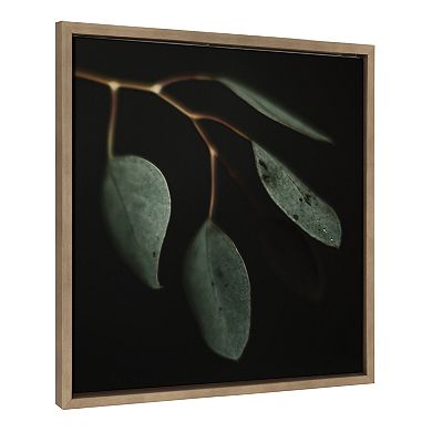 Sylvie Eucalyptus Leaves Framed Canvas by Alicia Abla