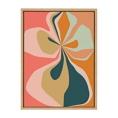 Sylvie Morning Hibiscus Framed Canvas by Alicia Bock