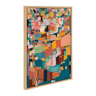 Sylvie Sunset Fiesta Framed Canvas by Leah Nadeau