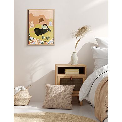 Sylvie Stay True Framed Canvas by Alja Horvat