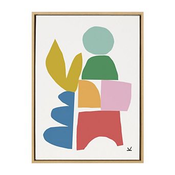 Sylvie Warm Winter Framed Canvas by Kelly Knaga