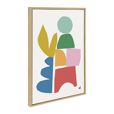 Sylvie Warm Winter Framed Canvas by Kelly Knaga