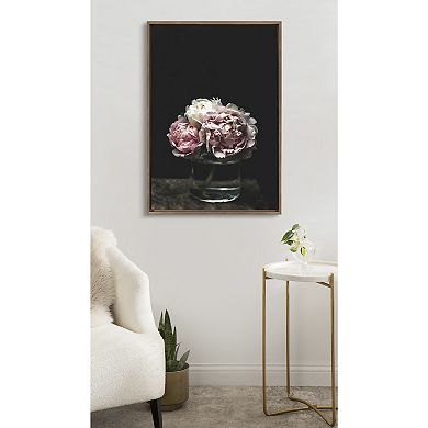 Sylvie Peony Framed Canvas by Alicia Abla