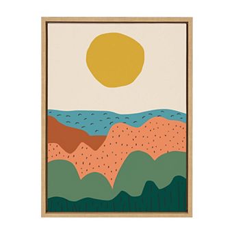 Sylvie Dancing Hills Framed Canvas by Kelly Knaga