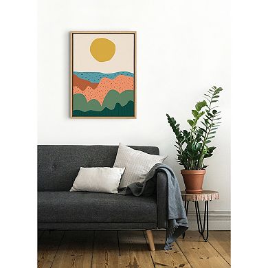 Sylvie Dancing Hills Framed Canvas by Kelly Knaga