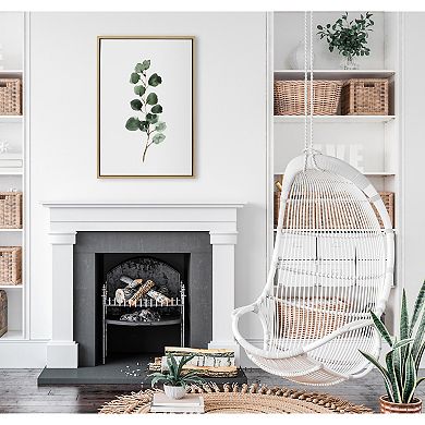 Sylvie Eucalyptus 3b Framed Canvas by Maja Mitrovic of Makes My Day Happy