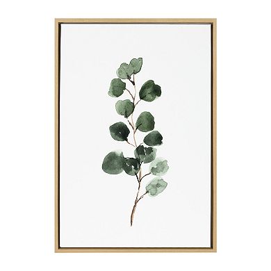 Sylvie Eucalyptus 3b Framed Canvas by Maja Mitrovic of Makes My Day Happy