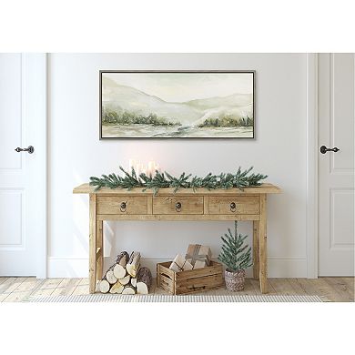 Sylvie Winter Landscape 6 Framed Canvas by Annie Quigley