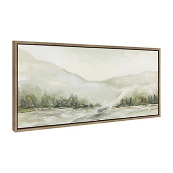 Sylvie Winter Landscape 6 Framed Canvas by Annie Quigley