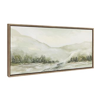 Sylvie Winter Landscape 6 Framed Canvas by Annie Quigley