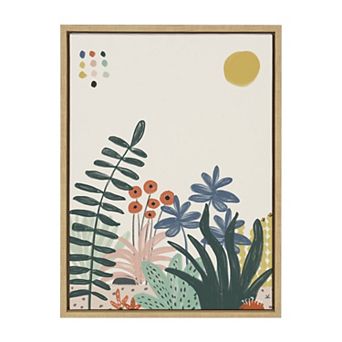 Sylvie Zen Garden 2 Framed Canvas by Kelly Knaga