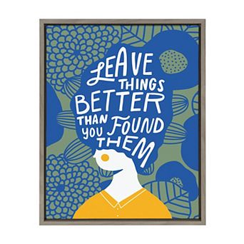 Sylvie Better Framed Canvas by Keely Reyes