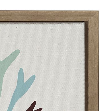 Sylvie Sea Plant Framed Canvas by Alicia Schultz