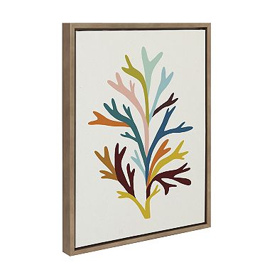 Sylvie Sea Plant Framed Canvas by Alicia Schultz