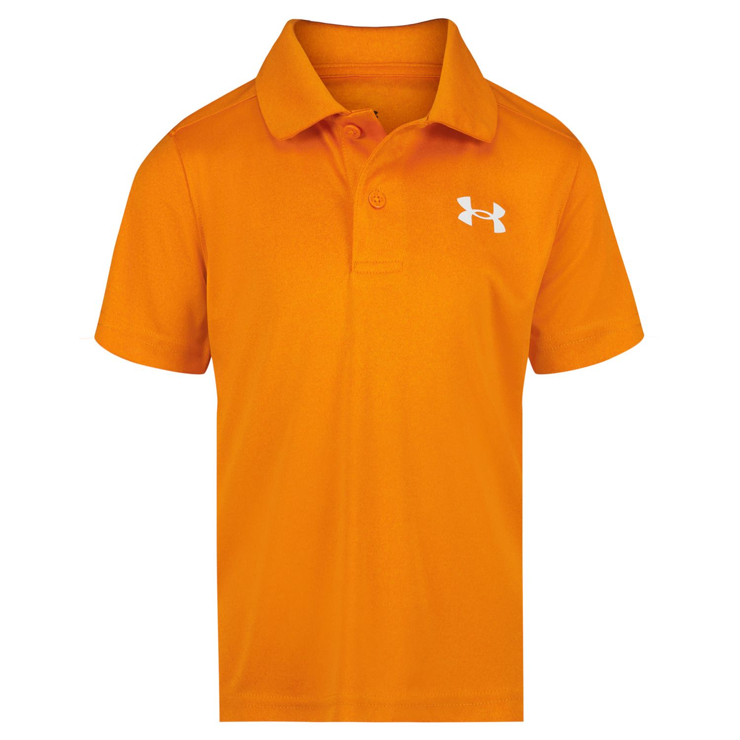 Поло Under Armour Matchplay Twist для мальчиков 4-7, цвет: Оранжевый — фото 1
