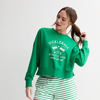 Women's Sonoma Goods For Life® Boxy Crewneck Graphic Sweatshirt