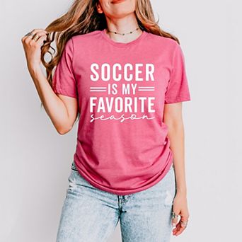 Simply Sage Market Soccer Is My Favorite Season Short Sleeve Tee