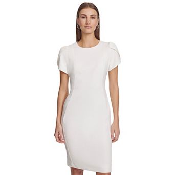 Women's Andrew Marc New York Tulip Sleeve Sheath Dress