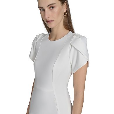Women's Andrew Marc New York Tulip Sleeve Sheath Dress