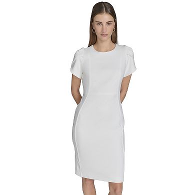 Women's Andrew Marc New York Tulip Sleeve Sheath Dress
