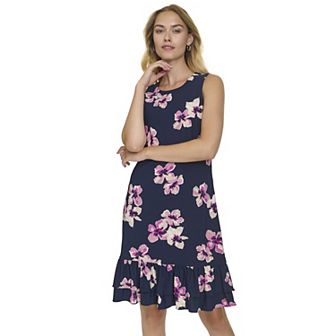 Women's Harper Rose Printed Sleeveless Flounce Skirt Mini Dress