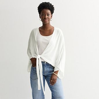 Women's Sonoma Goods For Life® Tie Front Ruana