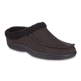 Men's isotoner Lewis Recycled Fleece Lining Memory Foam Clog Slippers