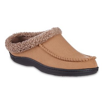 Men's isotoner Lewis Recycled Fleece Lining Memory Foam Clog Slippers