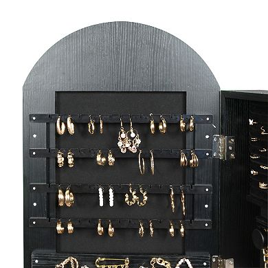 New View Gifts & Accessories Arched Make Up & Jewelry Holder Mirror