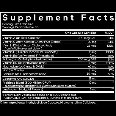 Codeage Men's Multivitamin 50, Essential Vitamins & Minerals for Men Over 50, CoQ10, Lutein