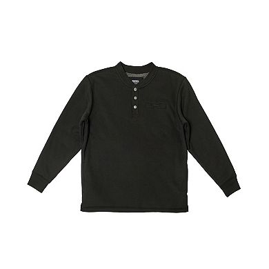Men's Smith's Workwear Sherpa-Lined Bonded Thermal Henley Pullover