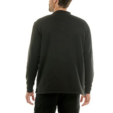 Men's Smith's Workwear Sherpa-Lined Bonded Thermal Henley Pullover