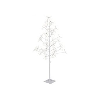 4-ft. Micro LED White Artificial Tree Floor Decor