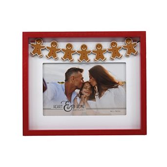 Cutout Gingerbread 5" x 7" Frame Table Decor