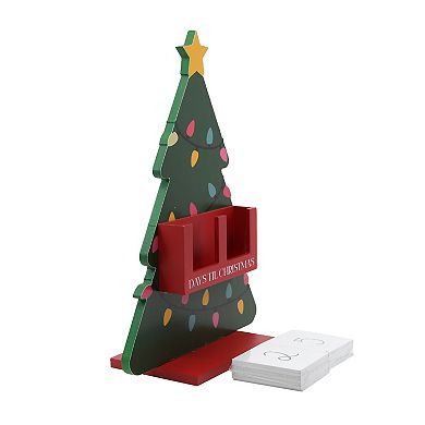 Tree Countdown to Christmas Advent Table Decor