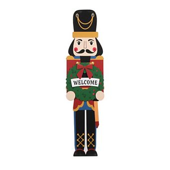Toy Soldier Leaner with Easel Floor Decor