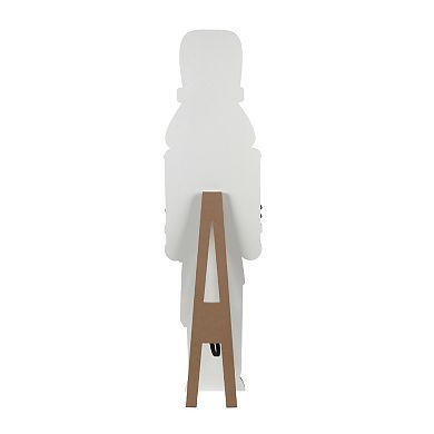 Toy Soldier Leaner with Easel Floor Decor