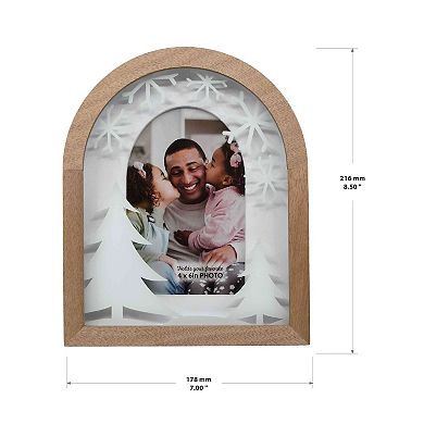 Snowflake Arch 5" x 7" Frame Table Decor