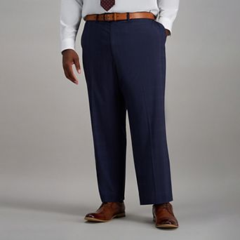 Big & Tall Haggar® Slim Fit Plaid Suit Pants