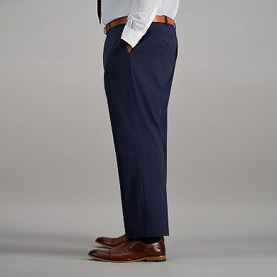Big & Tall Haggar® Slim Fit Plaid Suit Pants
