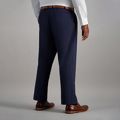 Big & Tall Haggar® Slim Fit Plaid Suit Pants